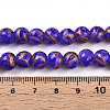 Baking Paint Glass Beads Strands DGLA-N010-8mm-06-4