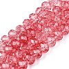 Transparent Glass Beads Strands X-GLAA-T023-8mm-A13-1