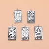 5Pcs 5 Style Tibetan Style Alloy Pendants LS-PW-WG23267-01-1
