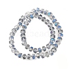 Transparent Electroplate Glass Beads Strands EGLA-P062-01A-HR01-2