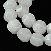 Natural White Jade Beads Strands G-H023-A18-01-9