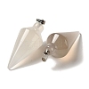 Natural Grey Agate Pendants G-Z055-02P-16-2