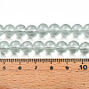 Baking Paint Transparent Glass Beads Strands DGLA-N006-8mm-08-4