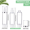 Empty Portable Plastic Airless Pump Bottles AJEW-WH0299-91B-2