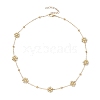 Non-magnetic Synthetic Hematite Beads Necklace NJEW-JN04940-4