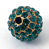 Alloy Rhinestone Beads RB-A034-10mm-A06G-2