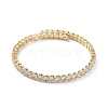 Brass Micro Pave Cubic Zirconia Cuff Bangles BJEW-D039-08G-3