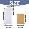 100Pcs Ractangle Kraft Paper Necklace Earring Display Cards AJEW-TA0001-26A-2