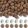 100Pcs Pave Disco Ball Beads RB-YW0001-30I-1