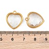 Valentine's Day 304 Stainless Steel with Glass Charms STAS-Q119-01G-A02-3