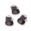 Alloy Enamel Pendants ENAM-H039-02P-4