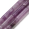 Natural Lepidolite/Purple Mica Stone Beads Strands G-G006-A01-01-1