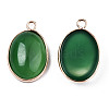 Natural Green Oynx Agate Pendants G-S360-002-2