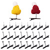 30Pcs 3 Styles Iron Alligator Hair Clips Findings PHAR-TA0001-10-2