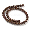 Synthetic Gold Clinquant Stone Beads Strands G-P549-A01-01-3