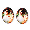 Glass Cabochons GGLA-T004-01-W-1