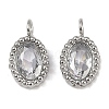 304 Stainless Steel Micro Pave Cubic Zirconia Charms STAS-K302-01E-P-1