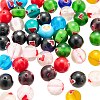 Handmade Lampwork Beads Strands LAMP-SZ0001-74C-1