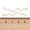 Brass Earring Findings KK-A274-17A-G-3