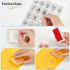 CRASPIRE 2 Sheets 2 Styles PVC Plastic Stamps DIY-CP0009-99-6