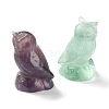 Natural Fluorite Carved Figurines Statues for Home Desktop Decoration DJEW-A015-01A-2