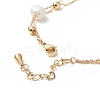 Natural Pearl Beaded Double Layer Multi-strand Bracelet BJEW-TA00243-3