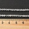 Natural Quartz Crystal Beads Strands G-B145-A02-3mm-5