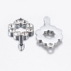 Alloy Rhinestone Pendants RB-C1412-1-2