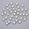Handmade ABS Plastic Imitation Pearl Beads Chains CHC-T012-26LG-2