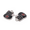 Alloy Enamel Pendants ENAM-H039-02P-3