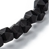 Frosted Glass Beads Stretch Bracelets BJEW-I296-10A-02-2