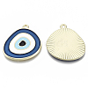 Alloy Enamel Pendants ENAM-N050-03B-2