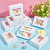 Rectangle Folding Paper Storage Boxes CON-WH0106-01B-02-5