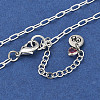 Brass Necklaces Making AJEW-PH01680-03-2