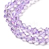 Transparent Electroplate Glass Beads Strands LS-EGLA-S056-4mm-23-3