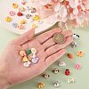 20Sets 10 Styles Opaque Resin Decoden Cabochons CRES-CJ0001-31-6