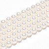 Baking Paint Pearlized Glass Pearl Bead Strands X-HY-N002-4mm-A11-3