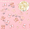 50Pcs 5 Styles Alloy Enamel Pendants ENAM-YW0005-77-2