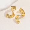 Middle Eastern Alloy Geometric Twist Stud Earrings BY5819-2