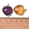 Natural Fluorite Pendants G-C155-02B-G-3