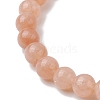 Cute Rabbit Shell & Natural Mixed Gemstone Beaded Stretch Bracelets for Women BJEW-JB11040-5