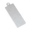 201 Stainless Steel Stamping Blank Tag Pendants STAS-T008-117-1