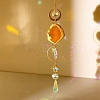 Natural Agate & Crystal Suncatcher PW-WG49912-06-1