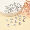 Brass Rhinestone Spacer Beads RB-A014-L8mm-28S-4