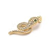 Brass Micro Pave Cubic Zirconia Pendants LS-KK-C108-01H-G-2