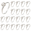 40Pcs Adjustable Alloy Rhinestone Finger Rings for Women RJEW-SP0001-02P-1