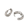 Non-Tarnish 304 Stainless Steel Hoop Earrings EJEW-P177-P-26-2