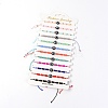 Adjustable Wax Braided Cord Bracelets BJEW-SZC0001-01A-1