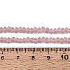 Frosted Transparent Glass Beads Strands LS-GLAA-N016-4mm-25-2