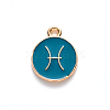 Alloy Enamel Pendants LS-ENAM-S124-01B-05H-2